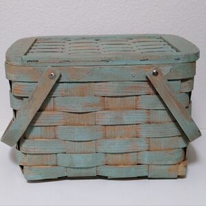 Vintage Putney Basketville Pie Carrier Picnic Basket